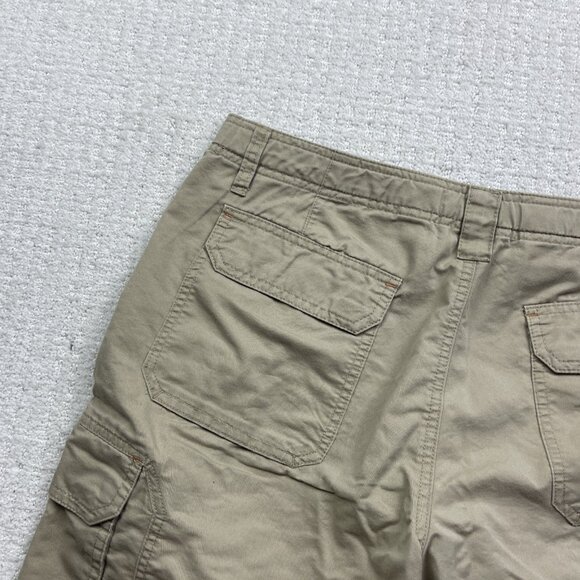 BC Clothing Expedition Shorts Mens 36 Beige Cargo Stretch Outdoor Fishing Belted - Picture 13 of 13
